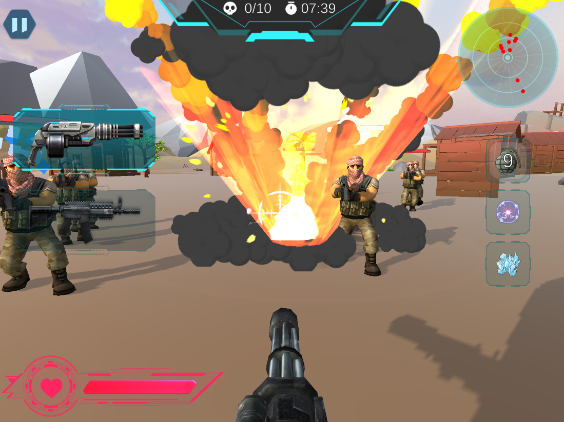 AR射击游戏 - 街头摆摊游戏创业项目